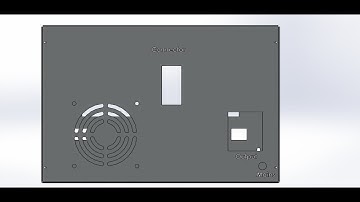 6| Wrap | Features | Inverter Cabinet Design | Sheet Metal | SolidWorks Assembly | CAD