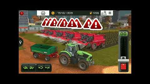 Harvesting of corn crop in fs 18 l farming Simulator 18 ll #shorts  fs 18 gameplay ll #youtubeshorts