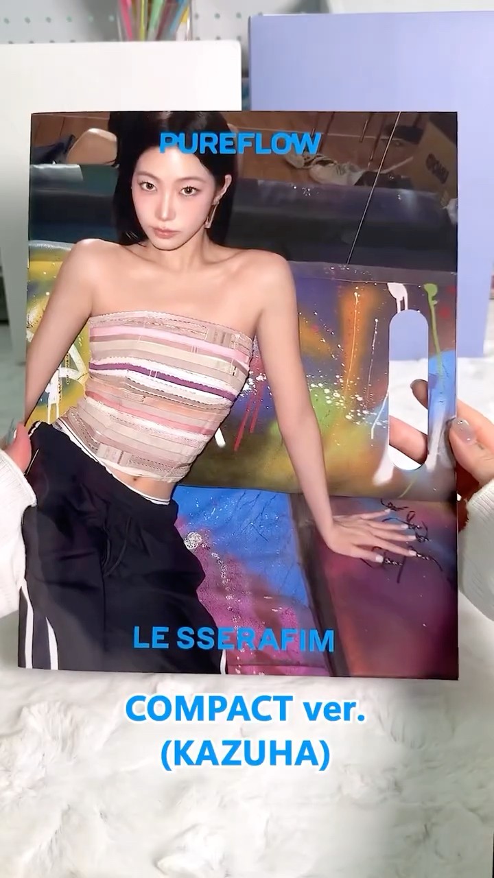 💿LE SSERAFIM [2nd Studio Album 'PUREFLOW' pt.1 (COMPACT KAZUHA