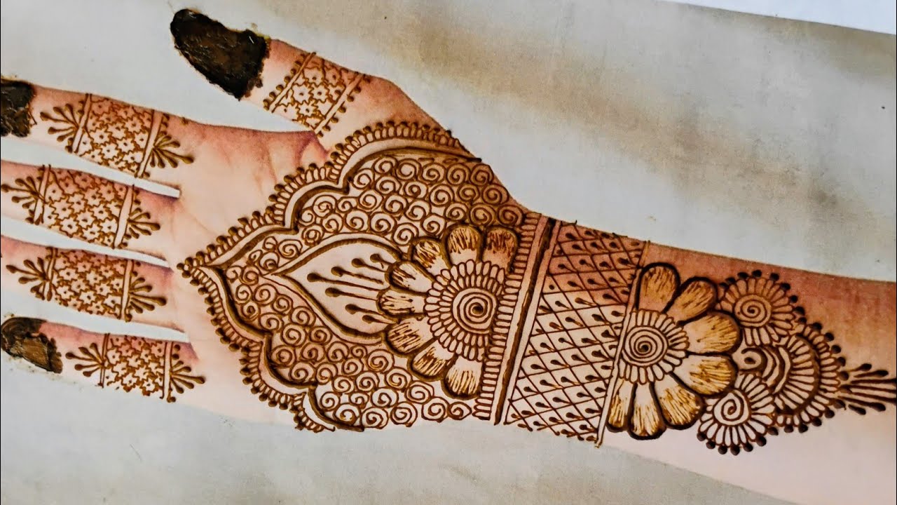 Latest beautiful stylish mahendi disign ll simple mahendi disign ll mandala and Henna mahendi disign