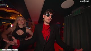 G7 x Cx 🔥 PARTY WITH KOREANS and Ice Poseidon, kimmee, Ebz 🎉 LOS ANGELES 🔥🏀(fousey cam)