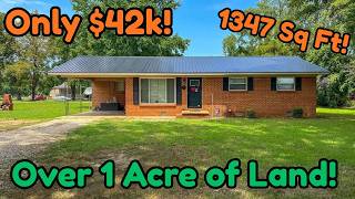 DON'T MISS This AMAZING DEAL for This 1347 Sq Ft Home with ONE ACRE of LAND!! ONLY $42k!!