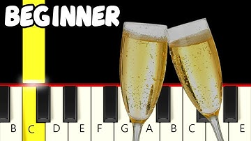 Auld Lang Syne – Very Easy & Slow Piano Tutorial (Melody Only) – Beginner