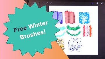 Behind My Procreate Brushes: New Winter Brushes ✏️