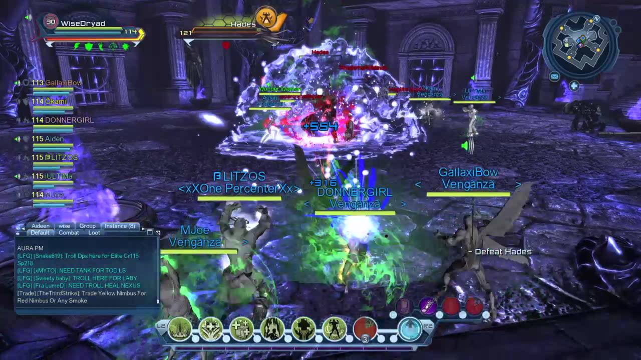DCUO throne of the dead elite eups venganza easy run