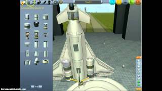 How to build a space shuttle in KSP