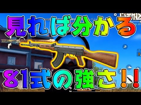 【荒野行動】見るだけで81式の強さがわかって使いたくなる動画【キル集】