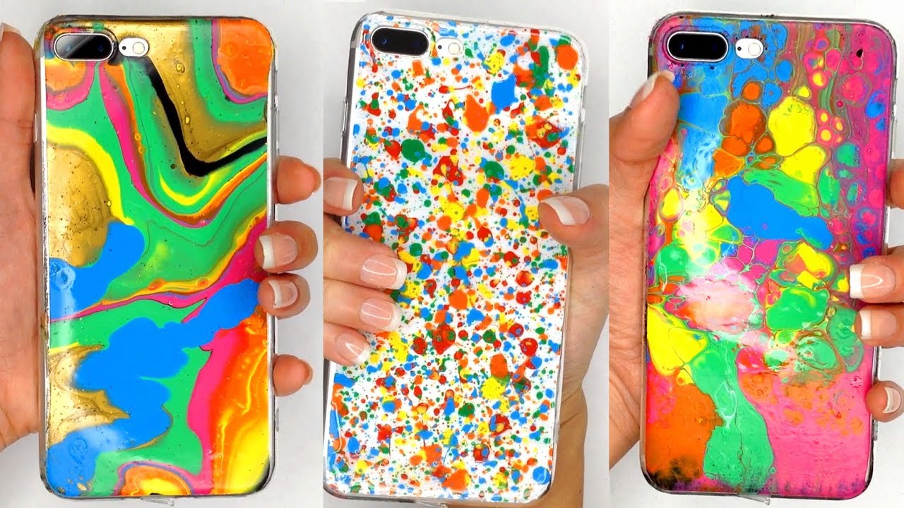 Best DIY Phone Cases Ideas Using Acrylic Paint Techniques - YouTube
