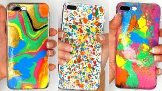 Best DIY Phone Cases Ideas Using Acrylic Paint Techniques