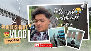 Photoshoot vlog📸in riverside🌊😍||#vlog20 #trending #photoshoot #pose #editing #riverside #bts