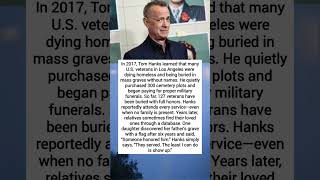Tom Hank Promise to unforgotten Veteran #shorts #story