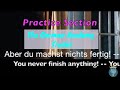 How to learn modern German with movie clips