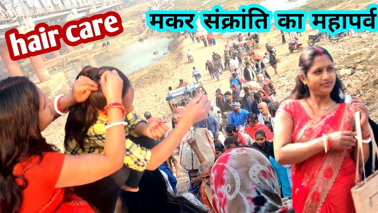 Makar Sankranti Special 🪁 | Relaxing Hair Nitpicking & Gentle Care | ASMR Vlog