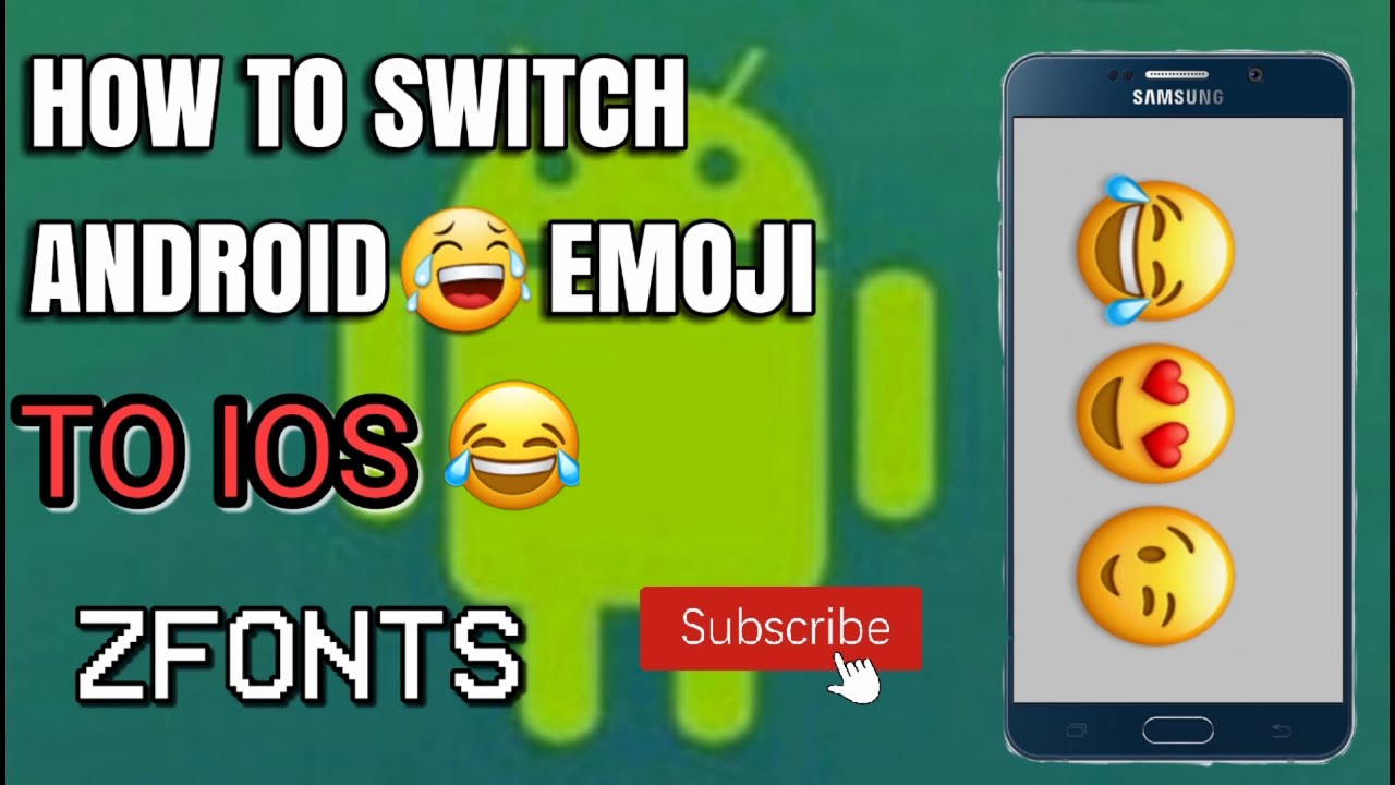 HOW TO SWITCH ANDROID EMOJI😱TO IOS14 YouTube