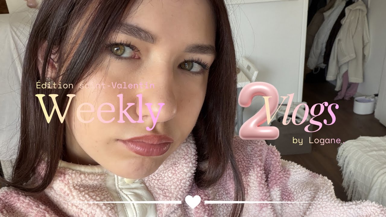 Weekly vlogs numéro 2 / un week-end de saint Valentin ensemble !!♥️