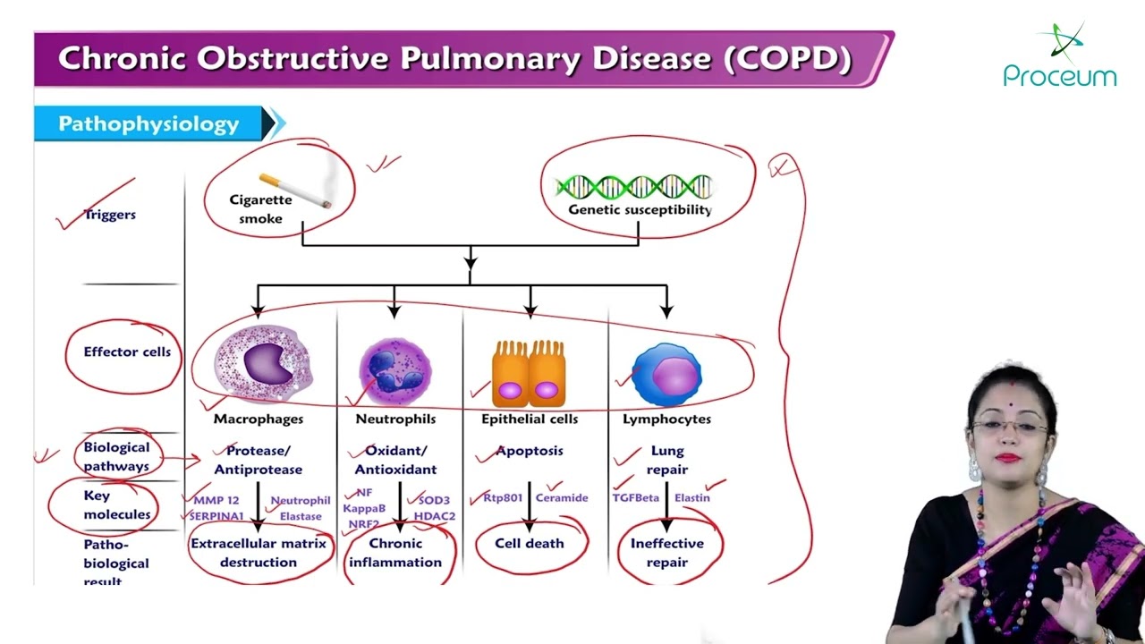 COPD - Chronic Obstructive Pulmonary Disease (Hindi) : Internal Medicine