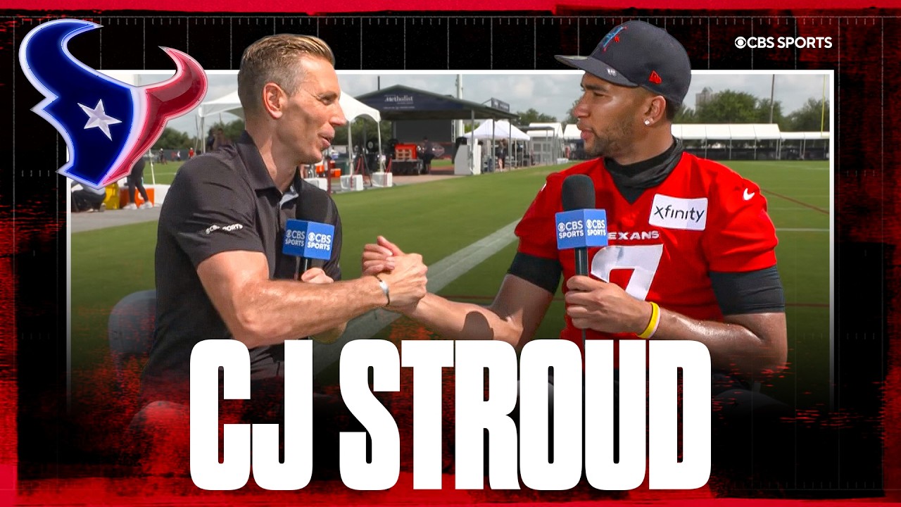 CJ Stroud talks about overcoming struggles, latest on contract talks & why Texans can take next step