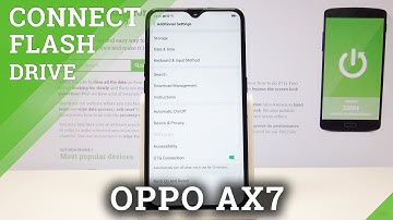 How to Enable OTG Connection in OPPO AX7 - USB On The Go