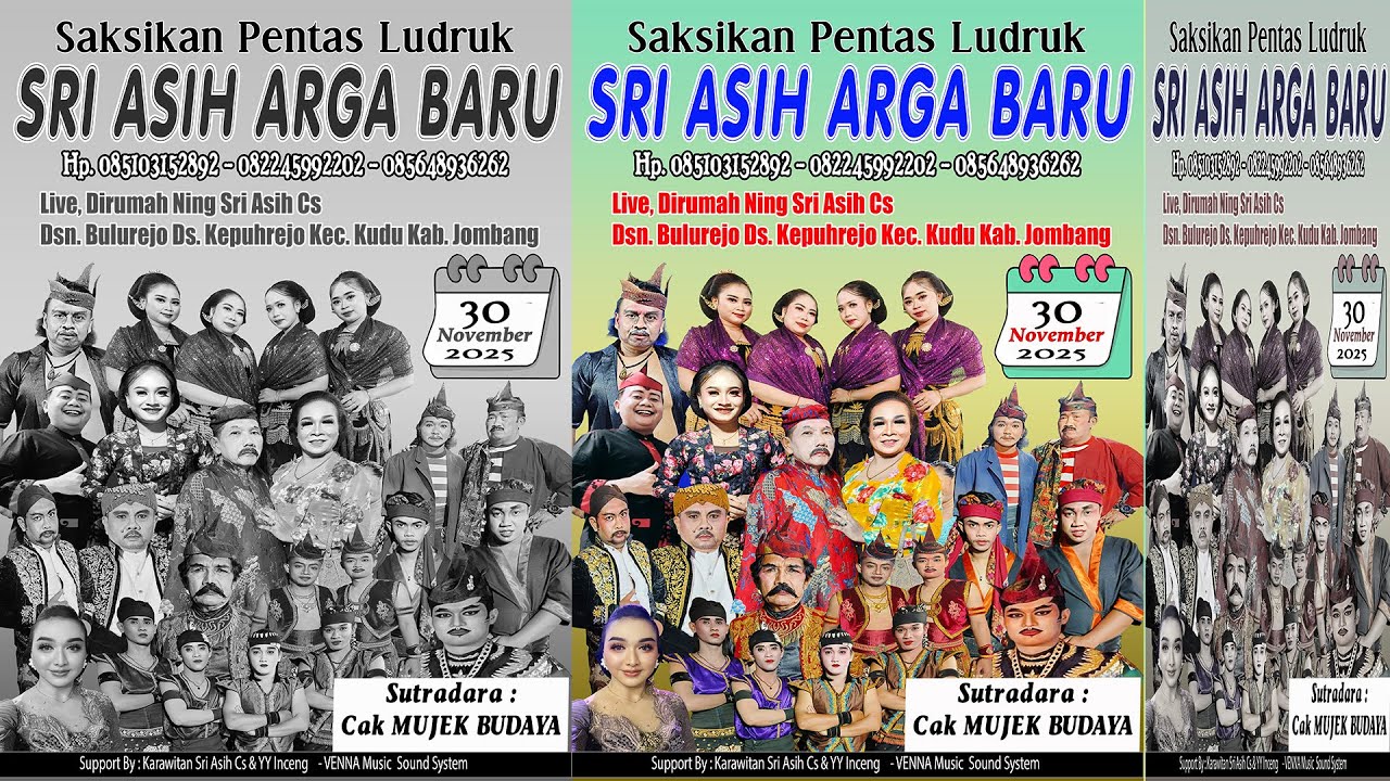 LIVE LUDRUK SRI ASIH ARGA BARU // Dsn.Bulurejo,Kepuhrejo,Kudu,Jombang
