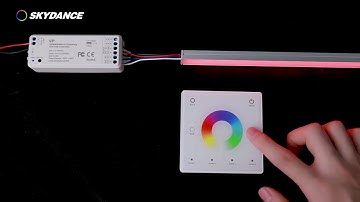 RF ultra thin wall-mounted touch panel remote operation  TW1/TW2/TW4/TW5