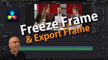 Freeze Frame & Export Frame in DaVinci Resolve 18 (Nederlands!)