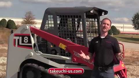 Takeuchi TL8 Serviceability Feature