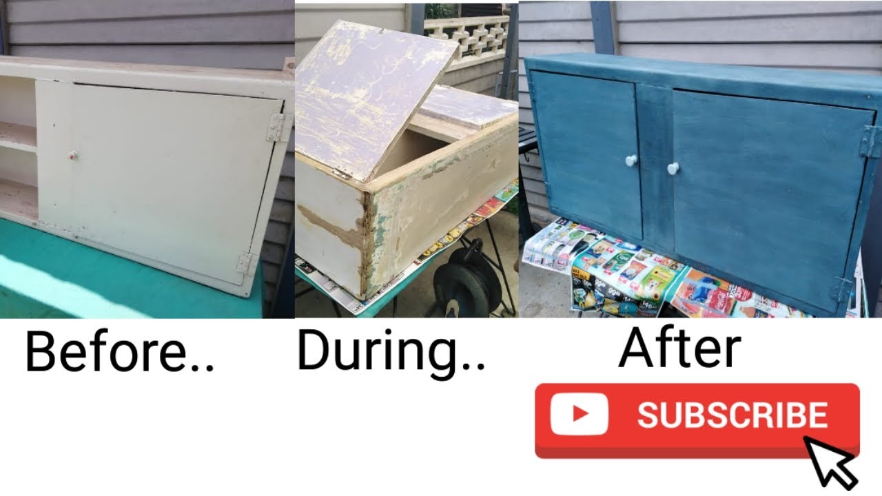 Restoring Old Cupboard with Antique Finish YouTube