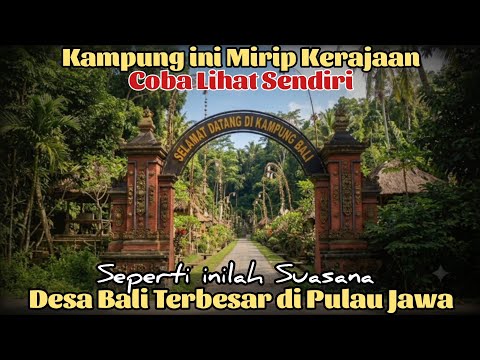 Gak Nyangka Ada Desa Seperti ini, Mengunjungi Desa Bali Terbesar di Pulau Jawa Desa Wisata Toleransi