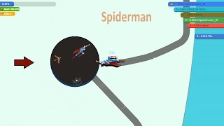 Paper.io 7 INSTANT WIN! Map Control: 100.00% [Spiderman King Of Paper.io 2] screenshot 3