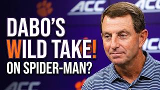 Dabo Swinney’s WILD take on Spider-Man and Santa Claus