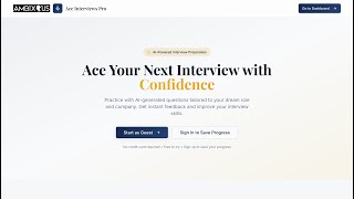Introducing ACE by Ambixous | AI Mock Interviews & Resume Feedback
