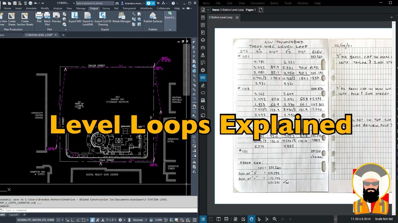 Surveying : Level Loops Explained - YouTube