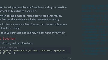 Solving the Undefined Variable Error in Python