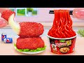 Best Korean Street Food 💗 How To Make Mini Buldak Noodles and Sausage 💗 Tina Mini Cooking Mp3 Song