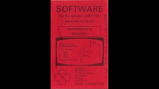 Intermediate English 1 (longplay) for the ZX81