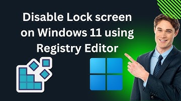 How to Disable Lock screen on Windows 11 using Registry Editor | GearUpWindows Tutorial