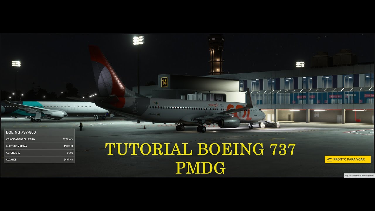 Tutorial como ligar o Boeing 737 PMDG - YouTube