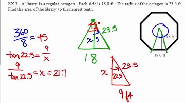 Area of Regular Polygons and Composite Figures