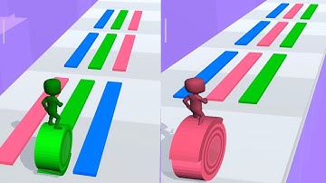 Layers Roll! Rolling gameplay! very satisfying and relaxing ASMR games