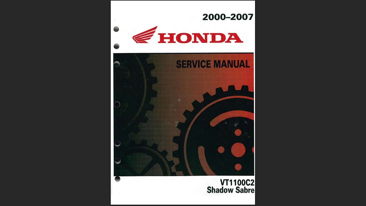 Honda VT 1100 C2 Shadow Sabre 2000-2007 Service Workshop Repair Manual Download PDF