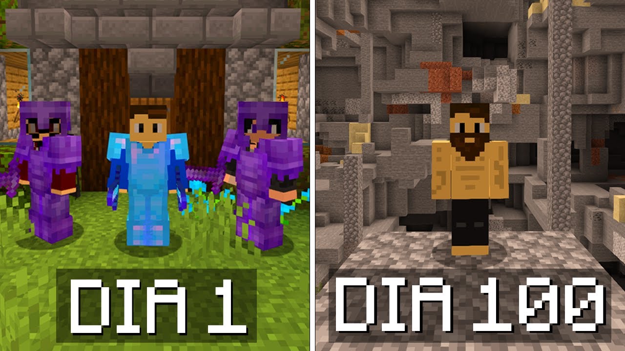 100 DIAS em uma DITADURA no MINECRAFT!!!