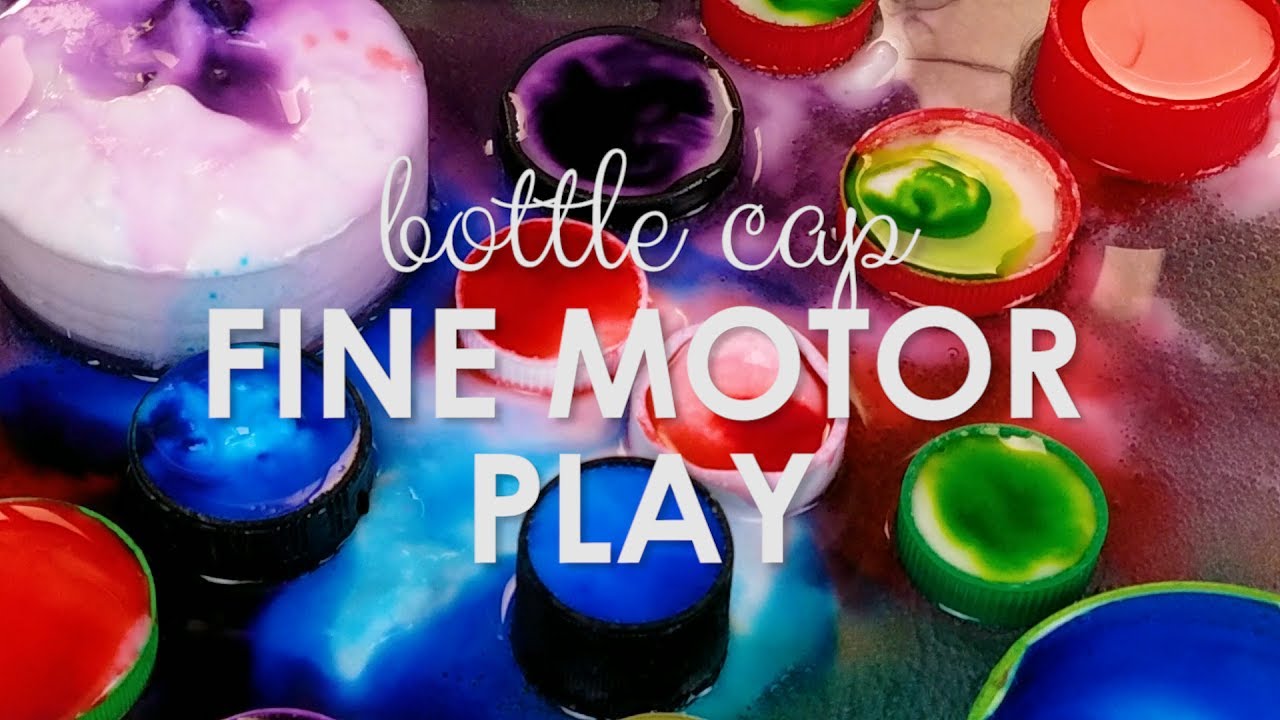 Bottle Cap Preschool Fine Motor Play Kids' Activity YouTube
