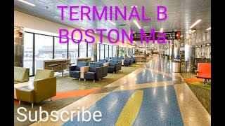 Review // Terminal B Boston Logan airport!!! (Day In The Life !!)