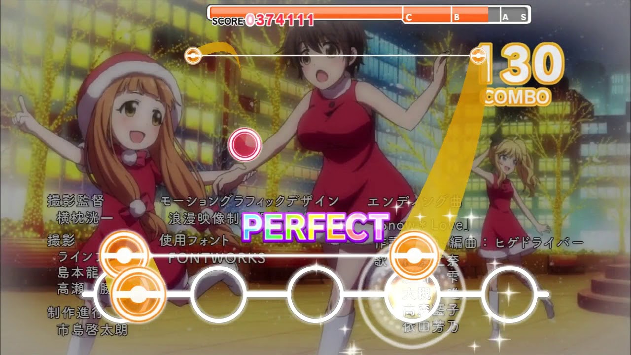 しんげきed Snow Love ヒゲドライバー デレステ創作譜面 Master Lv27 Youtube