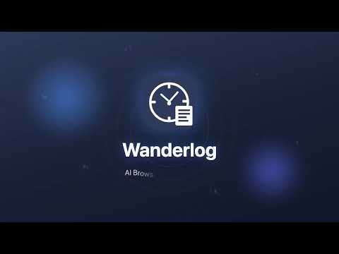 Wanderlog: Log of your web wandering video preview 2