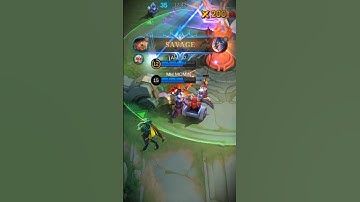 SAVAGE!! Clint One Shot Moment MLBB #mlbb #Savage #Clint #Short