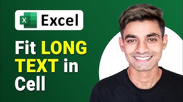 How to Fit Long Text in a Cell in Excel | With Multiple Lines OR Shrink to Fit