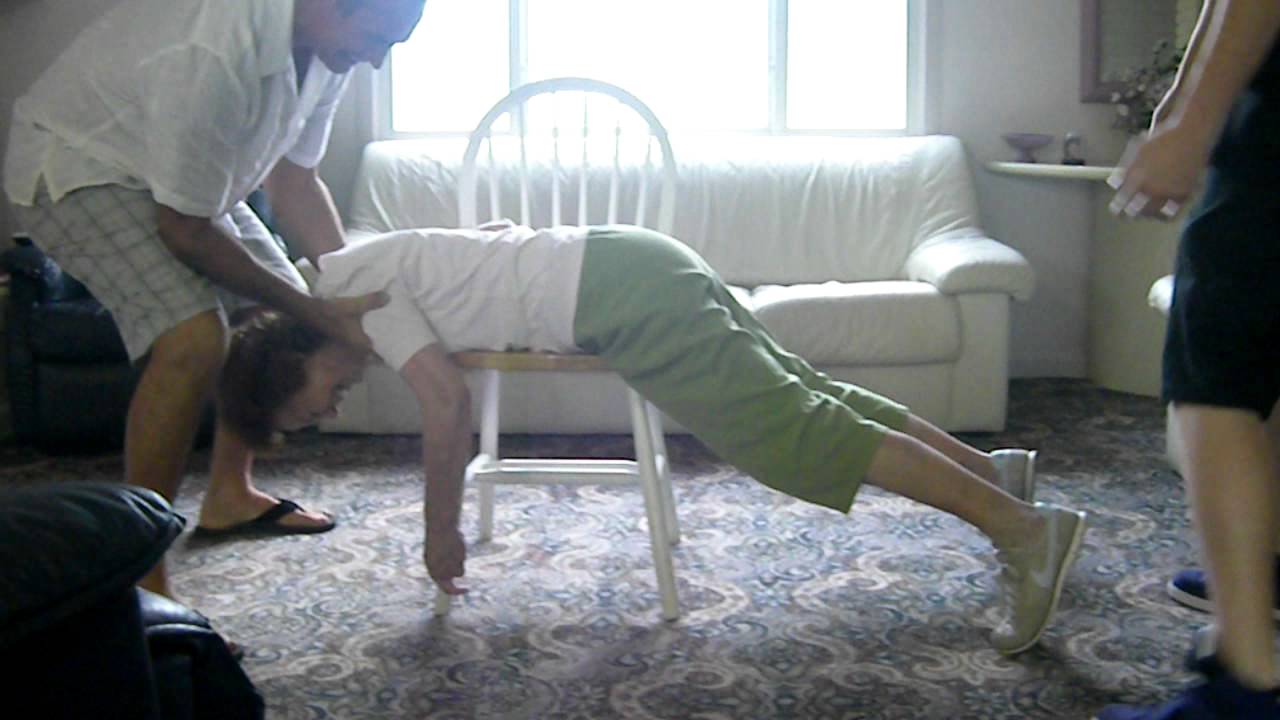 80 year old Grandma Planking and Peeing - YouTube
