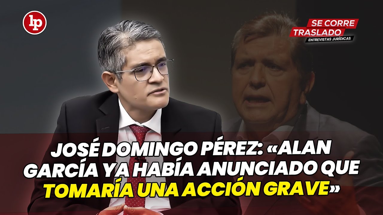 JOSÉ DOMINGO PÉREZ habla sobre ALAN GARCÍA tras 5 años de su muerte #alangarcia #domingopérez
