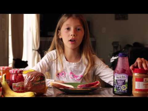 Wie ein PB & J Sandwich machen